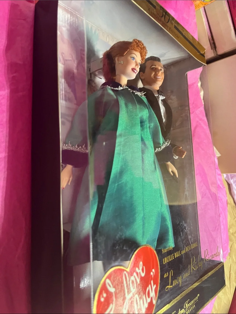 Mattel 'I Love Lucy' Lucy and Ricky Ricardo 50th Anniversary Edition NRFB